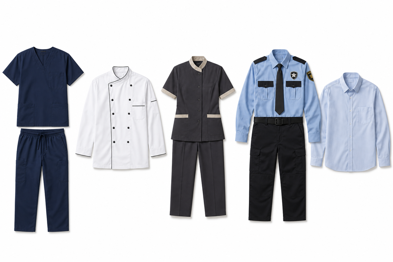 Uniformes institucionales y de servicio