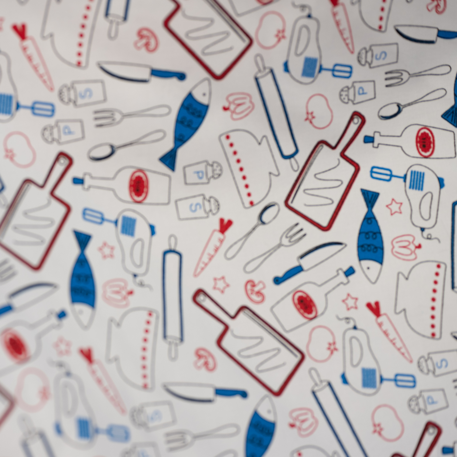 Estampado Chef, cocina.