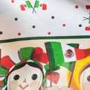 Microfibra Estampado Mexicano - Rollo 100m