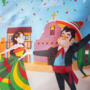 Microfibra Estampado Mexicano - Rollo 100m