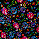 Estampado día de muertos - Rollo 100m